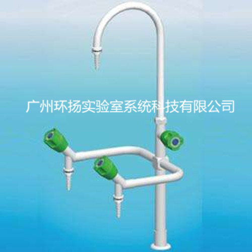 臺式三聯C型鵝頸水龍頭